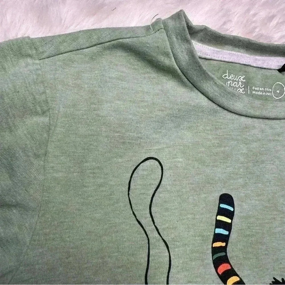 Deux par  Deux T-Shirts etc Green Size 4 - Picture 5 of 16